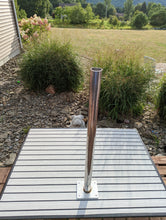Load image into Gallery viewer, JEWLS 2" OD Permanent Pontoon Pedestal Grill Stand