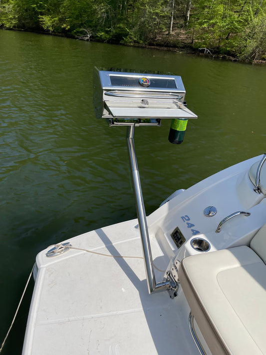 JEWLS Port Grill Stanchion Package - Fits 2013 Chaparral Sunesta Model 244