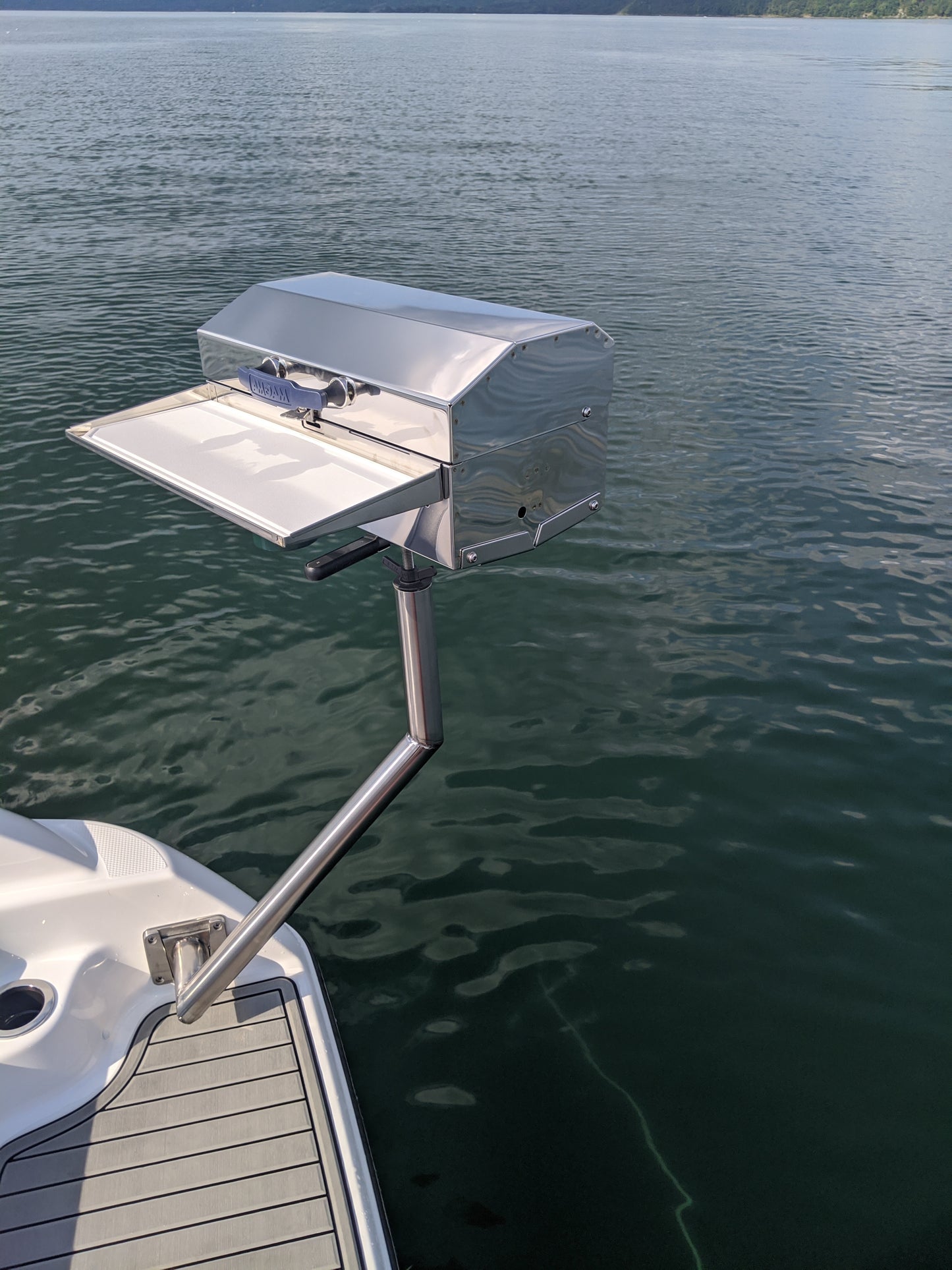 JEWLS Starboard Grill Stanchion Package - Fits 2014+ Yamaha Model 240 and 242